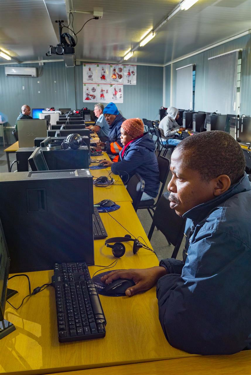 Happy people working at Two Rivers Platinum Mines